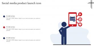 Social Media Product Launch Icon