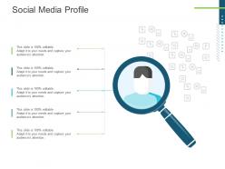 Social media profile presenting oneself for a meeting ppt professional