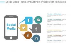 Social media profiles powerpoint presentation templates