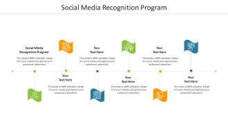 Social media recognition program ppt powerpoint presentation show format cpb