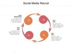 Social media recruit ppt powerpoint presentation model designs cpb