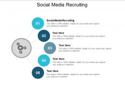 Social media recruiting ppt powerpoint presentation show display cpb