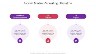 Social Media Recruiting Statistics In Powerpoint And Google Slides Cpb