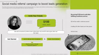Social Media Referral Campaign To Boost Leads Generation Guide To Referral Marketing