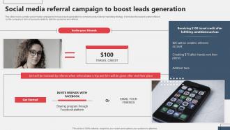 Social Media Referral Campaign To Boost Leads Generation Referral Marketing MKT SS V