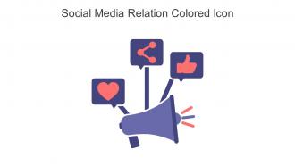 Social Media Relation Colored Icon In Powerpoint Pptx Png And Editable Eps Format