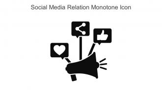 Social Media Relation Monotone Icon In Powerpoint Pptx Png And Editable Eps Format