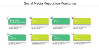 Social media reputation monitoring ppt powerpoint presentation file cpb