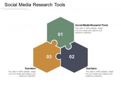 Social media research tools ppt powerpoint presentation gallery show cpb