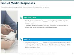 Social media responses initial crisis ppt powerpoint presentation templates