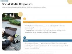 Social media responses statement soon ppt powerpoint presentation infographics visual aids