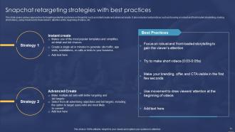Social Media Retargeting Guide With Implementation Strategies And Best Practices Powerpoint Ppt Template Bundles