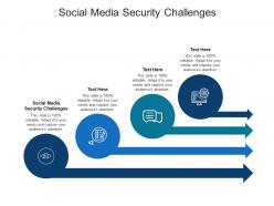 Social media security challenges ppt powerpoint presentation portfolio gallery cpb