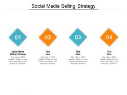Social media selling strategy ppt powerpoint presentation inspiration example introduction cpb