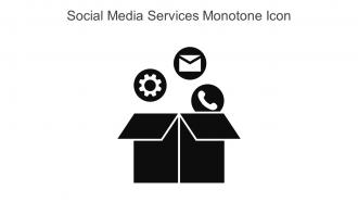 Social Media Services Monotone Icon In Powerpoint Pptx Png And Editable Eps Format