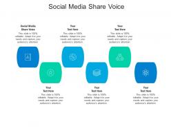 Social media share voice ppt powerpoint presentation inspiration layouts cpb