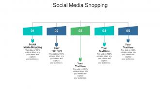 Social media shopping ppt powerpoint presentation summary deck cpb