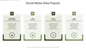Social Media Sites Popular In Powerpoint And Google Slides Cpb