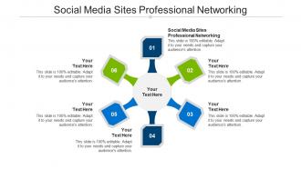 Social media sites professional networking ppt powerpoint presentation infographics vector cpb
