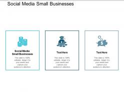 Social media small businesses ppt powerpoint presentation pictures example file cpb