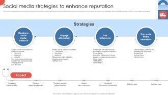 Social Media Strategies To Enhance Strategies For Enhancing Hospital Strategy SS V