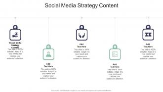 Social Media Strategy Content In Powerpoint And Google Slides Cpb