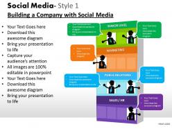 77084329 style hierarchy social 1 piece powerpoint presentation diagram infographic slide