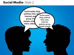 Social media style 2 diagram 4