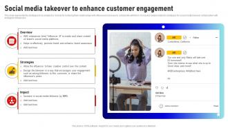 Social Media Takeover To Enhance Customer Engagement Social Media Influencer Strategy SS V