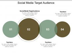 Social media target audience ppt powerpoint presentation show information cpb