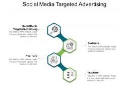 Social media targeted advertising ppt powerpoint presentation diagram cpb