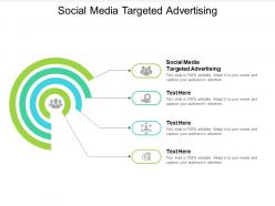 Social media targeted advertising ppt powerpoint presentation ideas slide portrait cpb