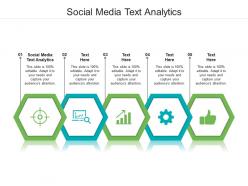 Social media text analytics ppt powerpoint presentation portfolio guide cpb