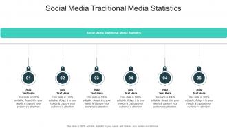 Social Media Traditional Media Statistics In Powerpoint And Google Slides Cpb