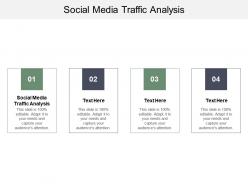 Social media traffic analysis ppt powerpoint presentation ideas outline cpb