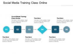 Social media training class online ppt powerpoint presentation pictures graphics cpb
