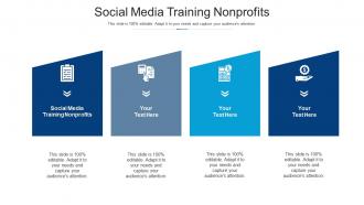 Social media training nonprofits ppt powerpoint presentation model good cpb