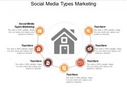 Social media types marketing ppt powerpoint presentation pictures show cpb