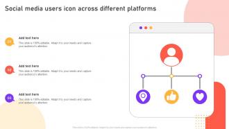 Social Media Users Icon Across Different Platforms