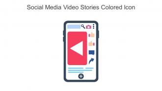 Social Media Video Stories Colored Icon In Powerpoint Pptx Png And Editable Eps Format