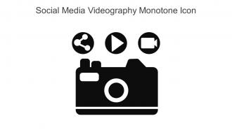Social Media Videography Monotone Icon In Powerpoint Pptx Png And Editable Eps Format
