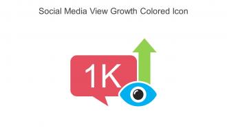 Social Media View Growth Colored Icon In Powerpoint Pptx Png And Editable Eps Format