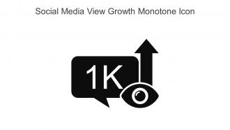 Social Media View Growth Monotone Icon In Powerpoint Pptx Png And Editable Eps Format