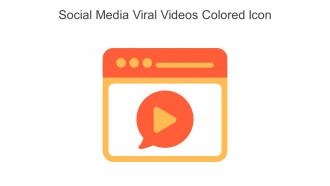 Social Media Viral Videos Colored Icon In Powerpoint Pptx Png And Editable Eps Format