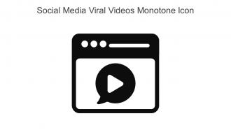 Social Media Viral Videos Monotone Icon In Powerpoint Pptx Png And Editable Eps Format