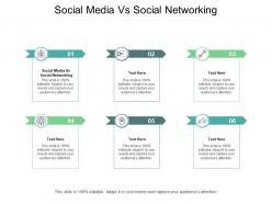 Social media vs social networking ppt powerpoint presentation show slide cpb