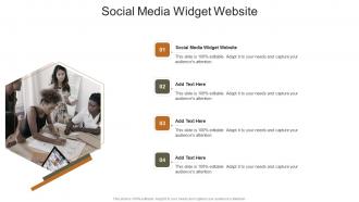 Social Media Widget Website In Powerpoint And Google Slides Cpb