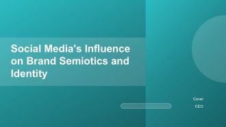 Social Medias Influence On Brand Semiotics And Identity PPT Graphics ACP