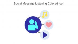 Social Message Listening Colored Icon In Powerpoint Pptx Png And Editable Eps Format