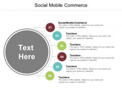 Social mobile commerce ppt powerpoint presentation outline slide cpb